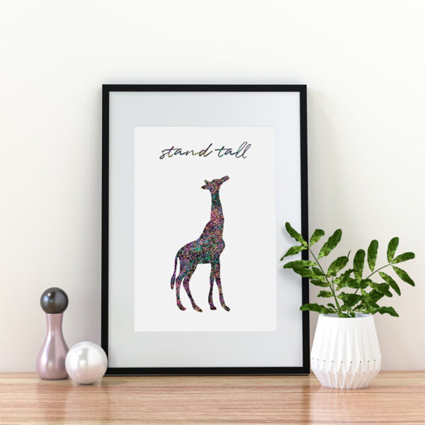 illustrazione giraffa